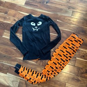 Hanna Andersson size 150 (12) glow in the dark bat pajamas lightly used